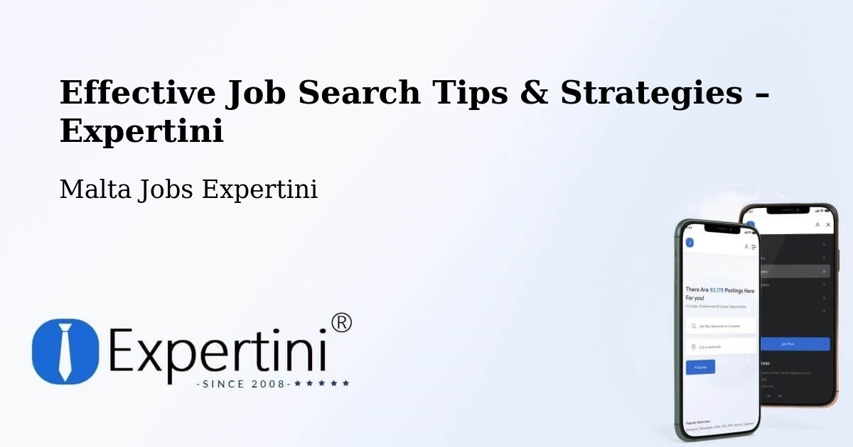 Job Search Tips & Strategies for Job Seekers – Ħamrun - Ħamrun, Malta Jobs Expertini